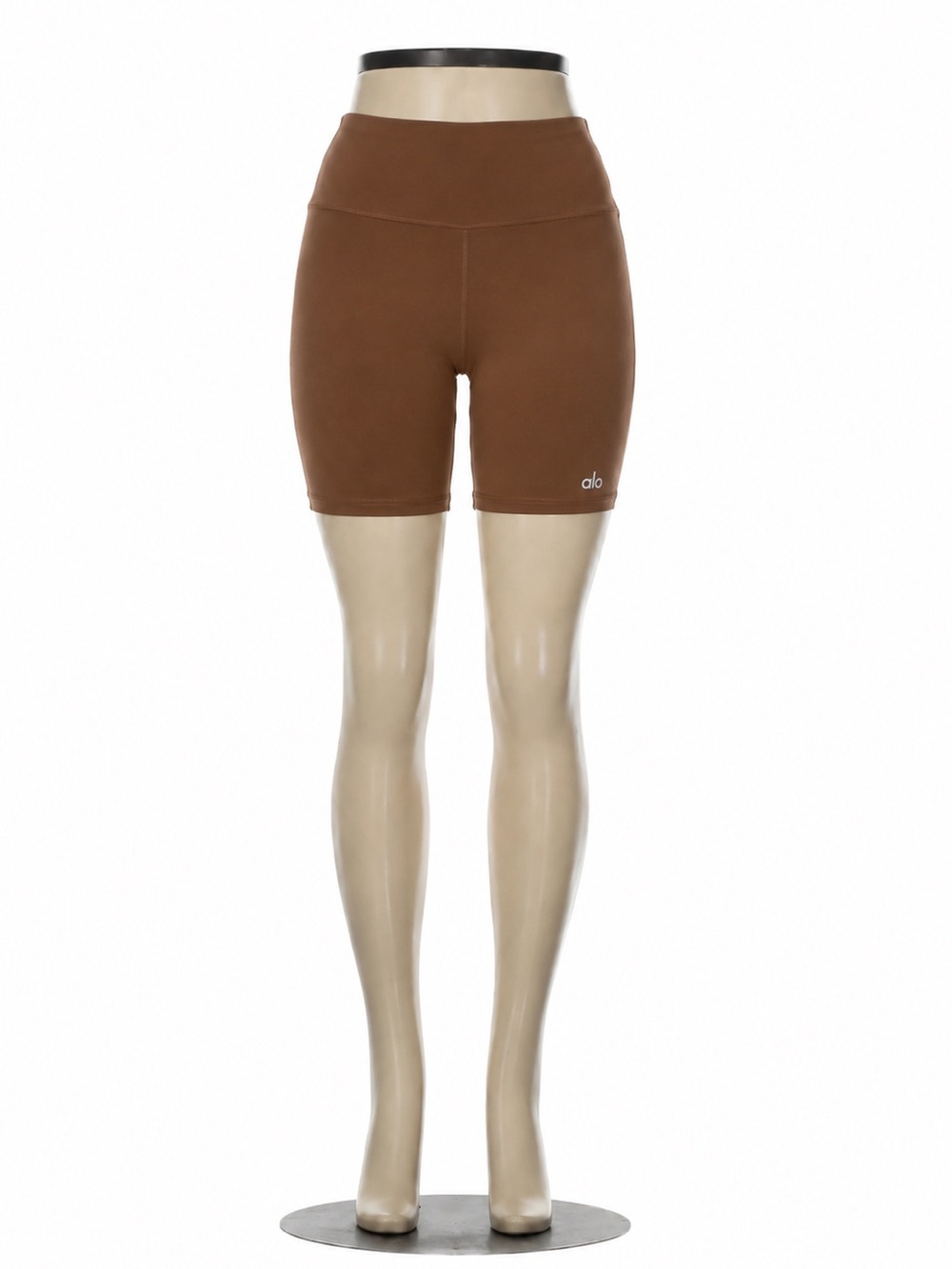 ALO Yoga High-Rise Cinnamon 7” Biker Shorts